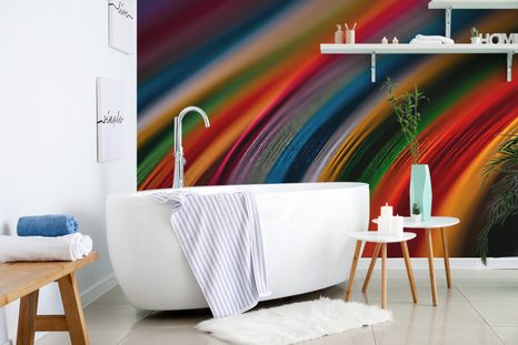 TAPETA DETAIL BAREVNÉHO MATERIÁLU - ABSTRAKTNÍ TAPETY - TAPETY