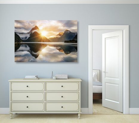 OBRAZ KRÁSNÝ VÝCHOD SLUNCE NA NOVÉM ZÉLANDU - OBRAZY PŘÍRODY A KRAJINY - OBRAZY