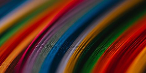 OBRAZ DETAIL FAREBNÉHO MATERIÁLU - ABSTRAKTNÉ OBRAZY - OBRAZY