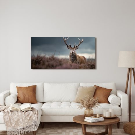 OBRAZ ZIMNÍ POHÁDKA S JELENEM - OBRAZY JELENI - OBRAZY