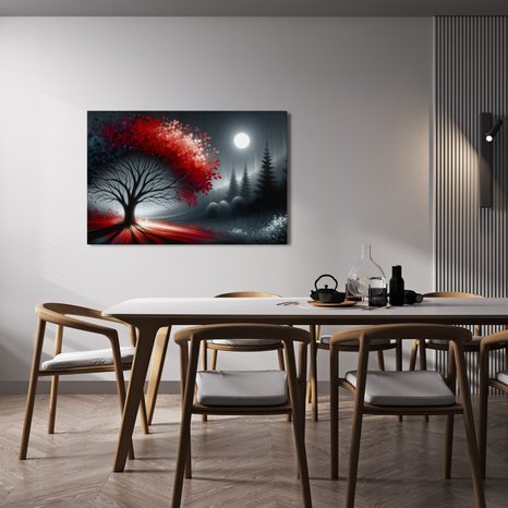 OBRAZ STROM ŽIVOTA POD MĚSÍCEM - OBRAZY STROMY ŽIVOTA - OBRAZY