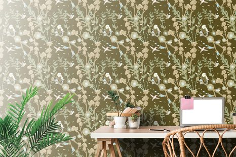 ÖNTAPADÓ TAPÉTA VIRÁGZÓ ERDŐ - ÖNTAPADÓ TAPÉTÁK - TAPÉTÁK