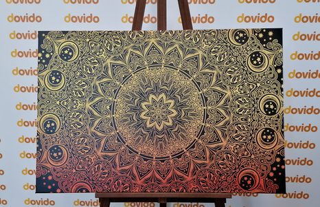 KÉP ARANY KELETI MANDALA - FENG SHUI KÉPEK - KÉPEK