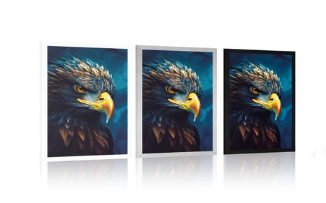 POSZTER KÉK-ARANY SAS - ÁLLATVILÁG URALKODÓI - POSZTEREK