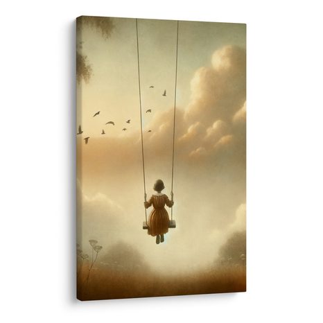 OBRAZ SNĚNÍ MEZI OBLAKY - OBRAZY LIDÍ - OBRAZY