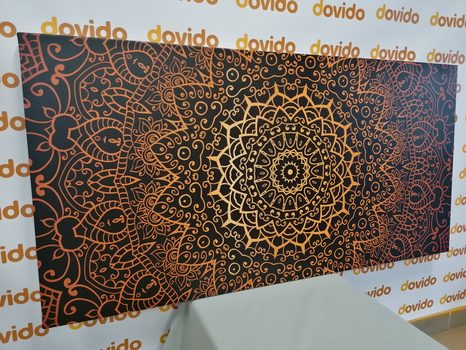 CANVAS PRINT VINTAGE MANDALA IN INDIAN STYLE - PICTURES - 🔥 TOTAL SALE 🔥