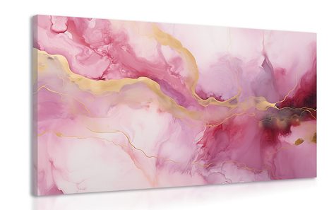 TABLEAU SUR TOILE – MARBRE ROSE - TABLEAUX - 🔥 VENTE TOTALE