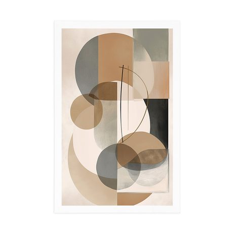 PLAKÁT ABSTRAKTNÍ TVARY NO9 - ABSTRAKTNÍ TVARY - PLAKÁTY