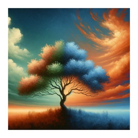 OBRAZ STROM ŽIVOTA MEZI ŽIVLY - OBRAZY STROMY ŽIVOTA - OBRAZY