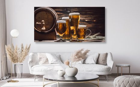 WANDBILD BIERFEST - BILDER VON ESSEN UND GETRÄNKEN - BILDER