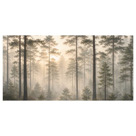CANVASTAVLA SKOG MED SOLSTRÅLAR - TAVLOR MED SKOG - TAVLOR
