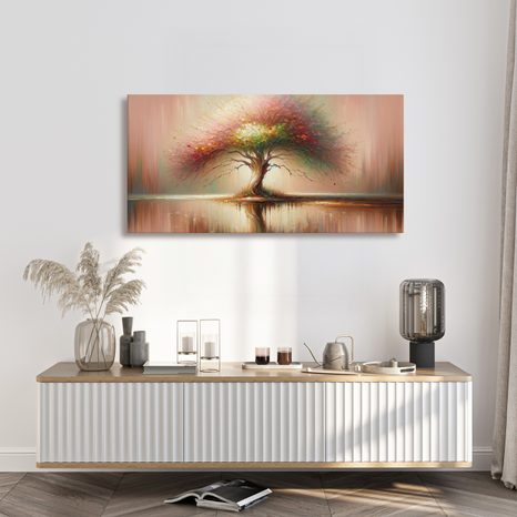 WANDBILD MAJESTÄTISCHER BAUM DES LEBENS - BILDER BÄUME DES LEBENS - BILDER