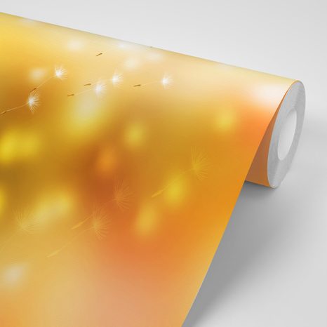 CARTA DA PARATI – DENTE DI LEONE SOFFICE - CARTA DA PARATI CON FIORI - CARTA DA PARATI