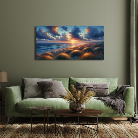 OBRAZ ZÁPAD MEZI STÍNY A VŘESY - OBRAZY VÝCHOD A ZÁPAD SLUNCE - OBRAZY