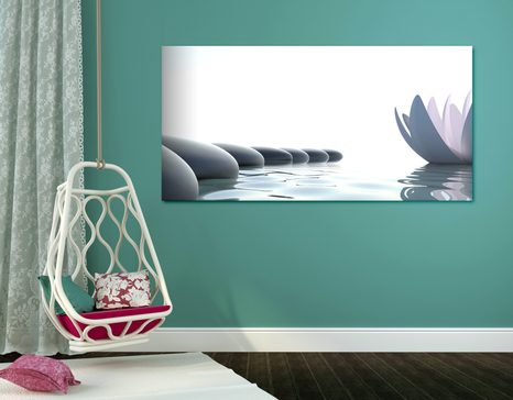 ΕΙΚΌΝΑ ΛΟΥΛΟΥΔΙΟΎ ΛΩΤΟΎ ΚΑΙ ΠΈΤΡΕΣ ΖΕΝ - ΠΊΝΑΚΕΣ ΦΕΝΓΚ ΣΟΎΙ - ΠΊΝΑΚΕΣ