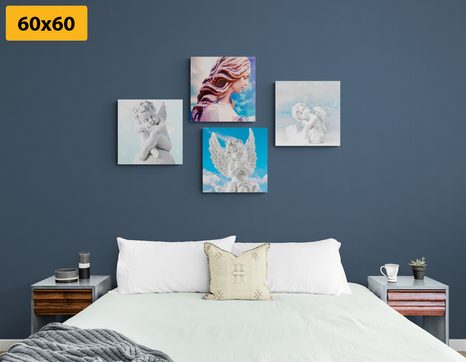 SET OBRAZŮ NEBESKÁ RADOST - SESTAVY OBRAZŮ - OBRAZY