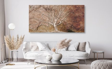 STAMPA SU TELA – CORONA DELL'ALBERO - QUADRI ALBERI DELLA VITA - STAMPE E QUADRI