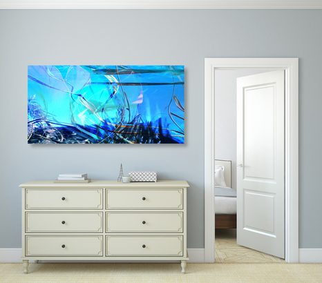 TABLOU ABSTRACȚIA LUMII SUBACVATICE - TABLOU MARE ȘI PLAJĂ - TABLOURI