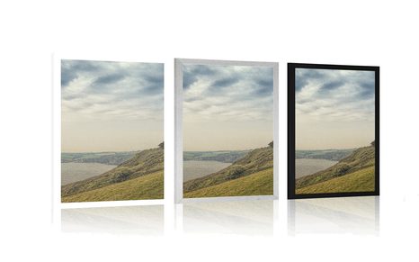 PLAKÁT JEZERO POD ÚTESEM - PŘÍRODA - PLAKÁTY