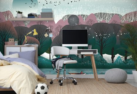 TAPETA MODERNÍ PROVEDENÍ DŽUNGLE - TAPETY PŘÍRODA - TAPETY