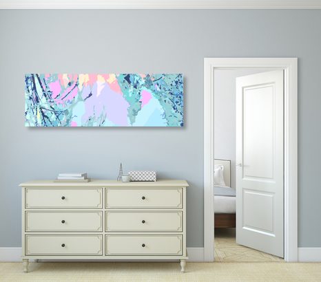 TABLOU PĂDURE ABSTRACTĂ - TABLOURI ABSTRACTE - TABLOURI