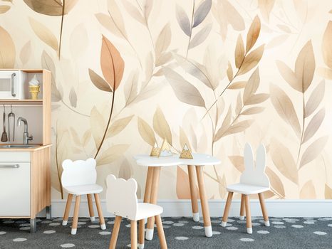 SAMOLJEPLJIVA TAPETA NJEŽNI MINIMALISTIČKI LISTOVI - TAPETE - 🔥 TOTALNA RASPRODAJA