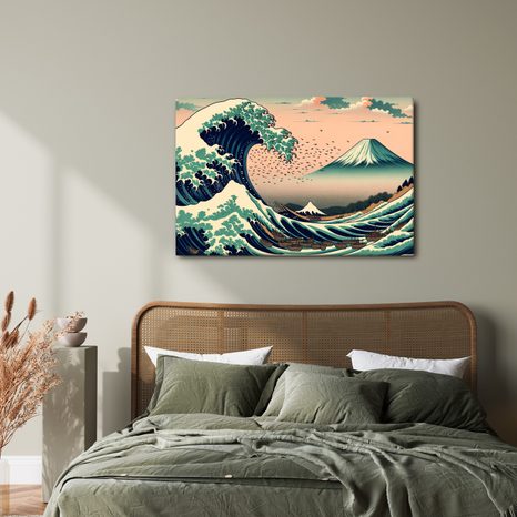 WANDBILD GROSSE WELLE AN DER KÜSTE - WANDBILDER NACH MOTIV - BILDER