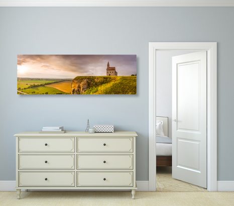 OBRAZ STARÝ KOSTEL V NITŘE - OBRAZY PŘÍRODY A KRAJINY - OBRAZY