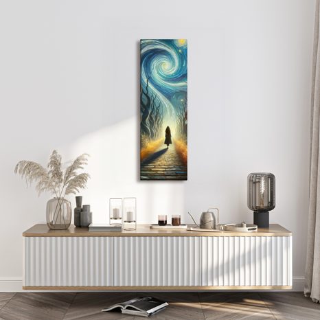 WANDBILD NACHT VOLLER GEHEIMNISSE - BILDER VON NATUR UND LANDSCHAFT - BILDER