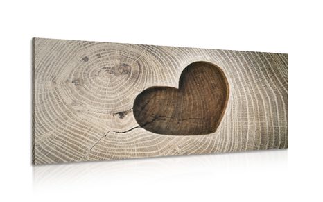 FOTO OP CANVAS SYMBOOL VAN LIEFDE - SCHILDERIJEN - MEGA UITVERKOOP TOT 70% 🔥