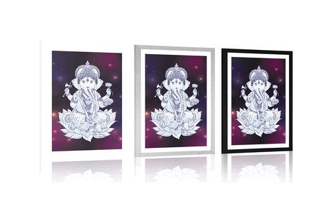POSZTER PASZPORTUVAL BUDDHISTA GANESHA - FENG SHUI - POSZTEREK