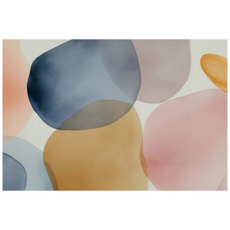 SAMOLEPIACA TAPETA ABSTRAKTNÉ AKVARELOVÉ ŠKVRNY - ABSTRAKTNÉ TAPETY - TAPETY