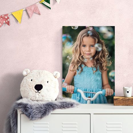 OBRAZ HOLČIČKA NA KOLOBĚŽCE - DOVIDO CHALLENGE - OBRAZY