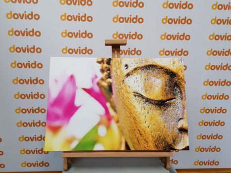 KÉP ARANY BUDDHA ARC - FENG SHUI KÉPEK - KÉPEK