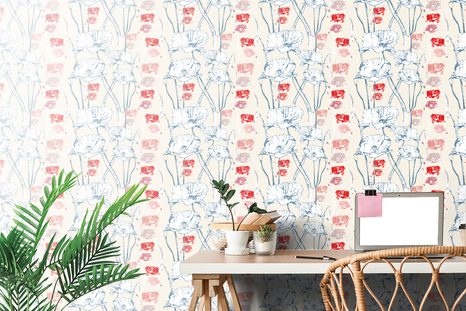 SAMOLEPILNA TAPETA LJUBEK POLJSKI MAK - SAMOLEPILNE TAPETE - TAPETE