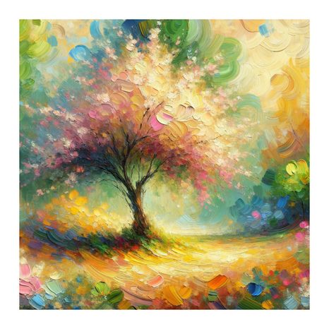 OBRAZ MALEBNÝ PODZIMNÍ STROM ŽIVOTA - OBRAZY STROMY ŽIVOTA - OBRAZY