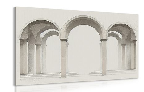 IMPRESSION SUR TOILE ARCHES RUSTIQUES - IMPRESSIONS SUR TOILE DE VILLES - IMPRESSION SUR TOILE