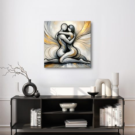 OBRAZ HARMONICKÉ SPOJENÍ DUŠÍ - OBRAZY LÁSKA - OBRAZY