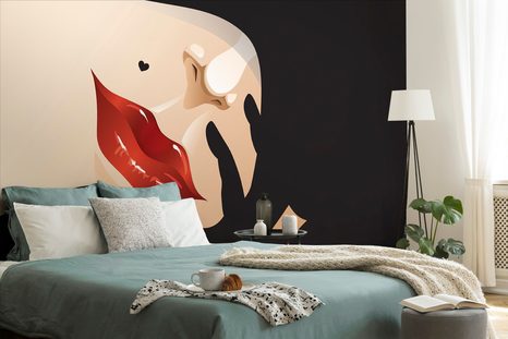 TAPETA ZAHALENÁ ŽENA - POP ART TAPETY - TAPETY