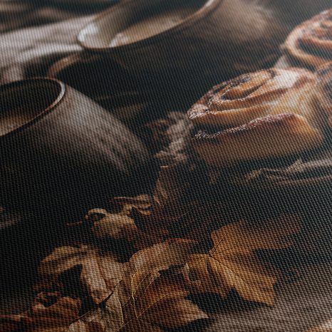 OBRAZ PODZIMNÍ HYGGE S KÁVOU - OBRAZY ZÁTIŠÍ - OBRAZY