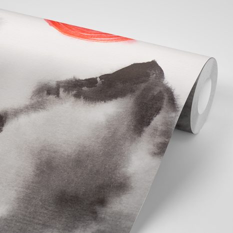 TAPETE JAPANISCHE MALEREI - TAPETEN MIT NATURMOTIVEN - TAPETEN