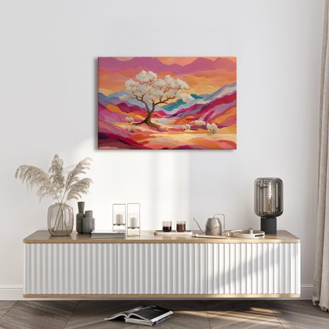 OBRAZ PODZIMNÍ KRAJINA A STROM ŽIVOTA - OBRAZY STROMY ŽIVOTA - OBRAZY