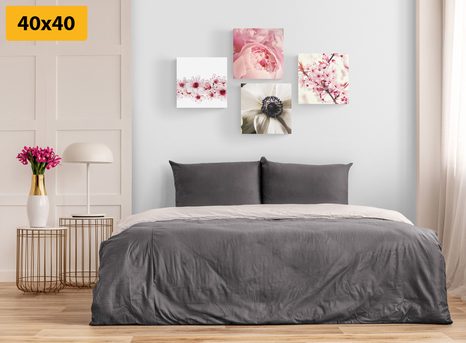 BILDER-SET ZARTHEIT DER BLUMEN - BILDERSETS - BILDER