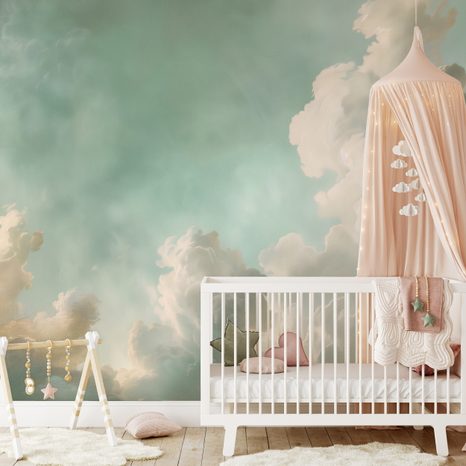 FOTOTAPETA NJEŽNI PASTELNI OBLACI - TAPETE PRIRODA - TAPETE