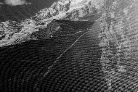 WANDBILD NATIONALPARK PATAGONIEN IN ARGENTINIEN IN SCHWARZ-WEISS - SCHWARZ-WEISSE BILDER - BILDER