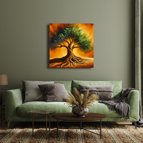 WANDBILD MAGISCHER BAUM DES LEBENS - BILDER BÄUME DES LEBENS - BILDER