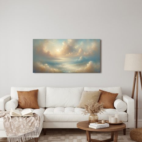 OBRAZ NEBESKÉ SVĚTLO - OBRAZY VÝCHOD A ZÁPAD SLUNCE - OBRAZY