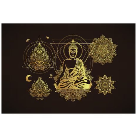 CARTA DA PARATI – BUDDHA DORATO - CARTA DA PARATI - 🔥 SVENDITA TOTALE