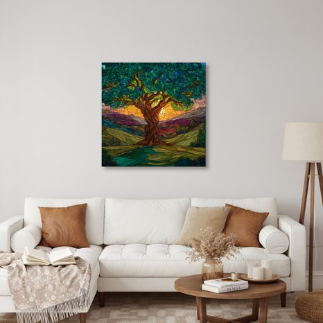 OBRAZ MAGICKÝ STROM ŽIVOTA V PŘÍRODĚ - OBRAZY STROMY ŽIVOTA - OBRAZY
