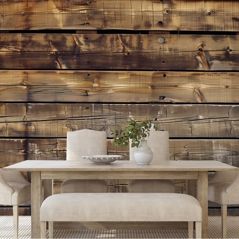 CARTA DA PARATI – IMITAZIONE LEGNO MODERNO IN MARRONE - CARTA DA PARATI - 🔥 SVENDITA TOTALE